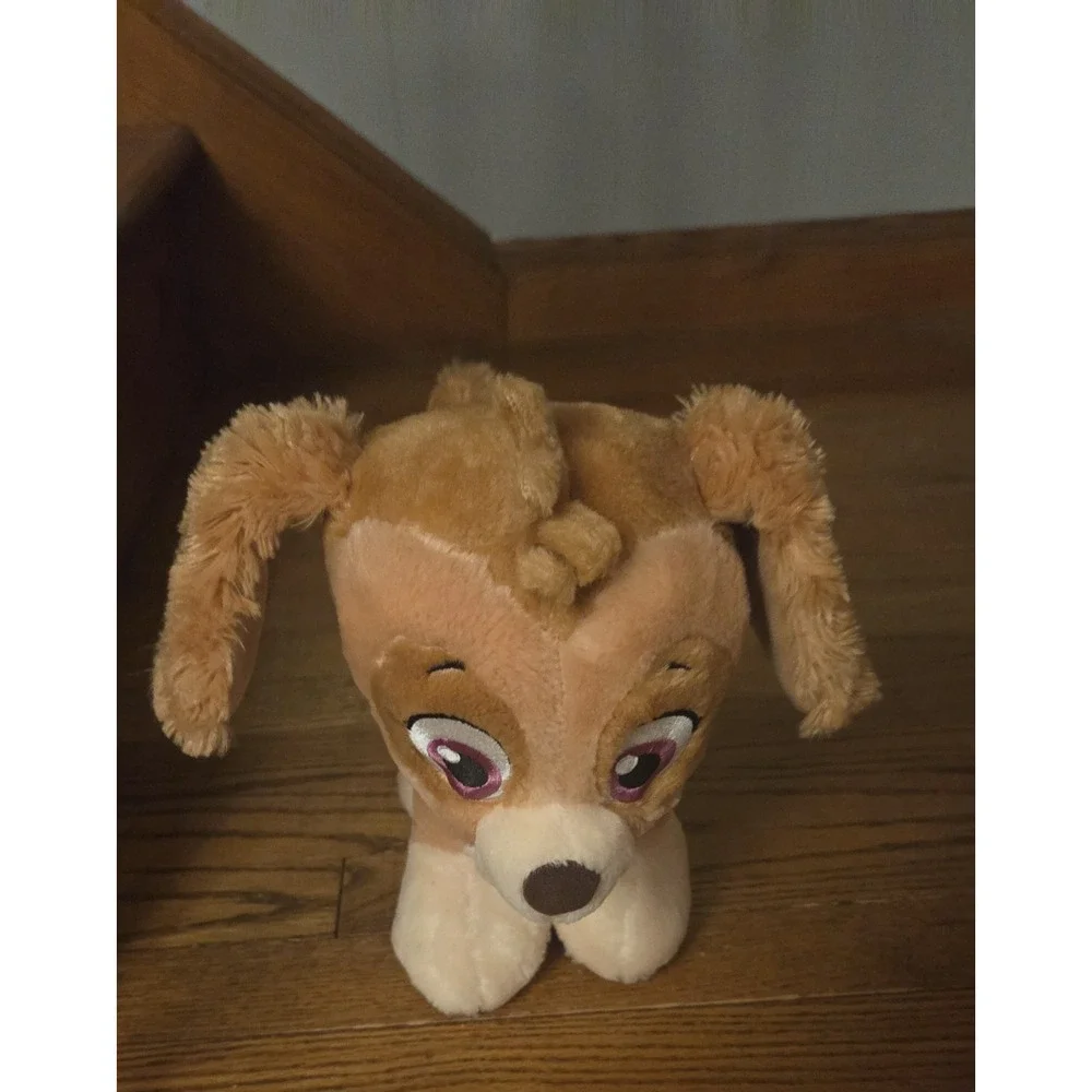 Skye PAW Patrol Dog Plush Build A Bear Workshop Nickelodeon Pink Eyes Collar EUC